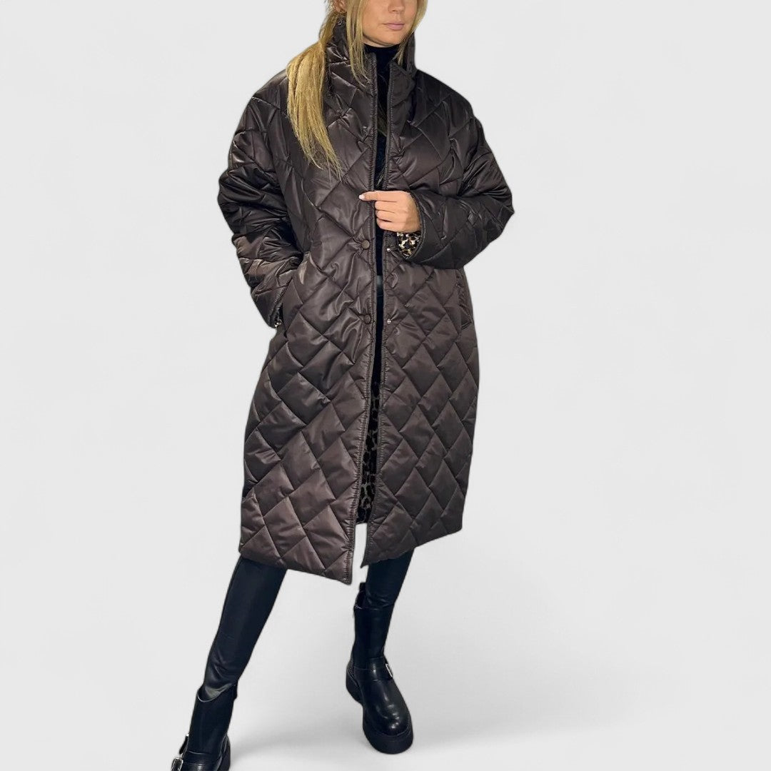 Laura - Reversible Quilted Coat for Effortless Style