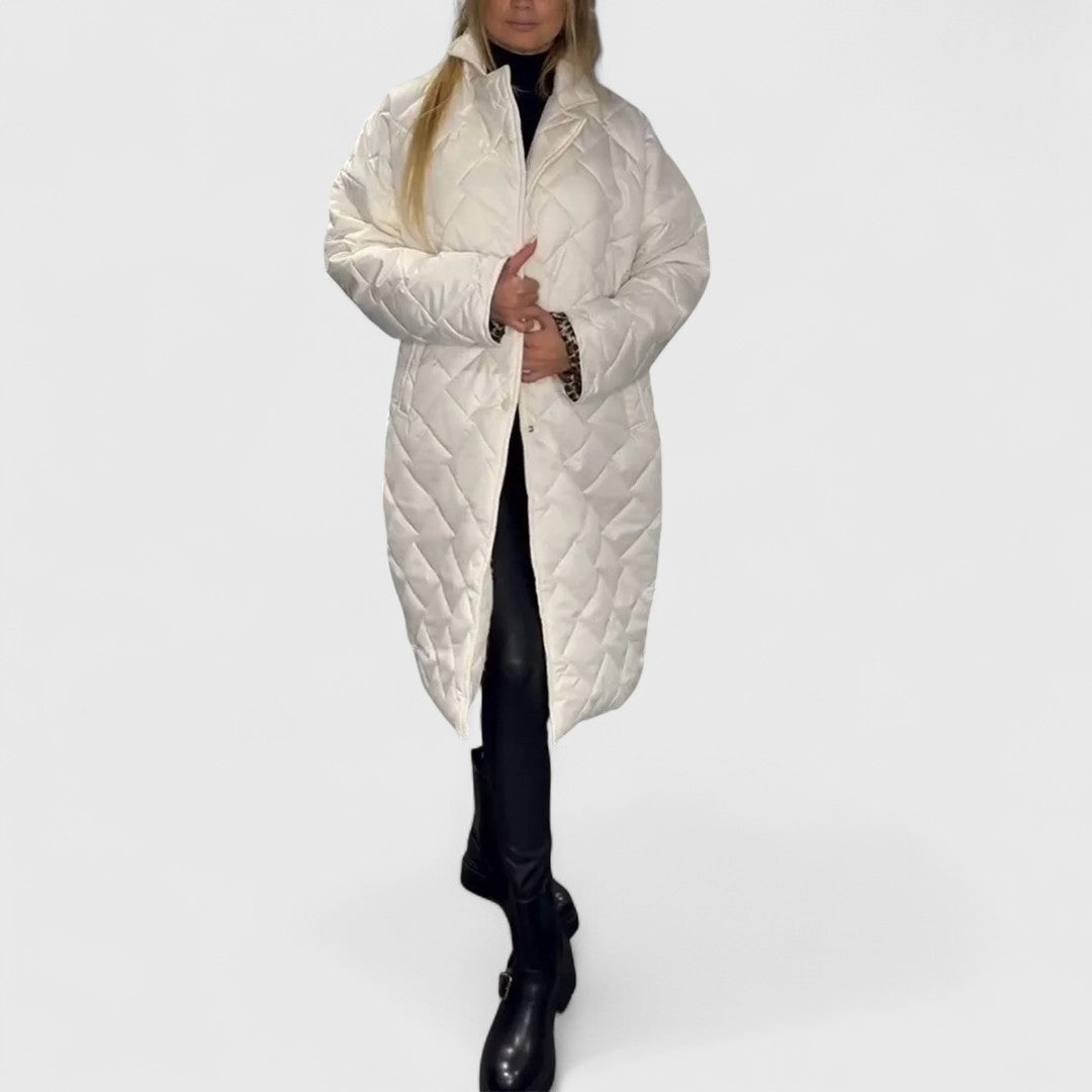 Laura - Reversible Quilted Coat for Effortless Style