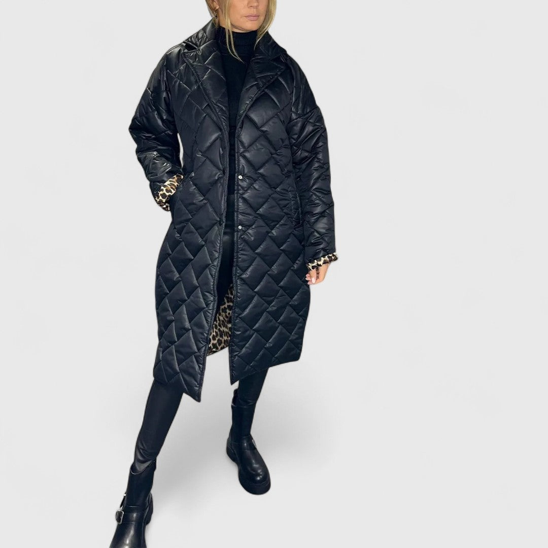 Laura - Reversible Quilted Coat for Effortless Style