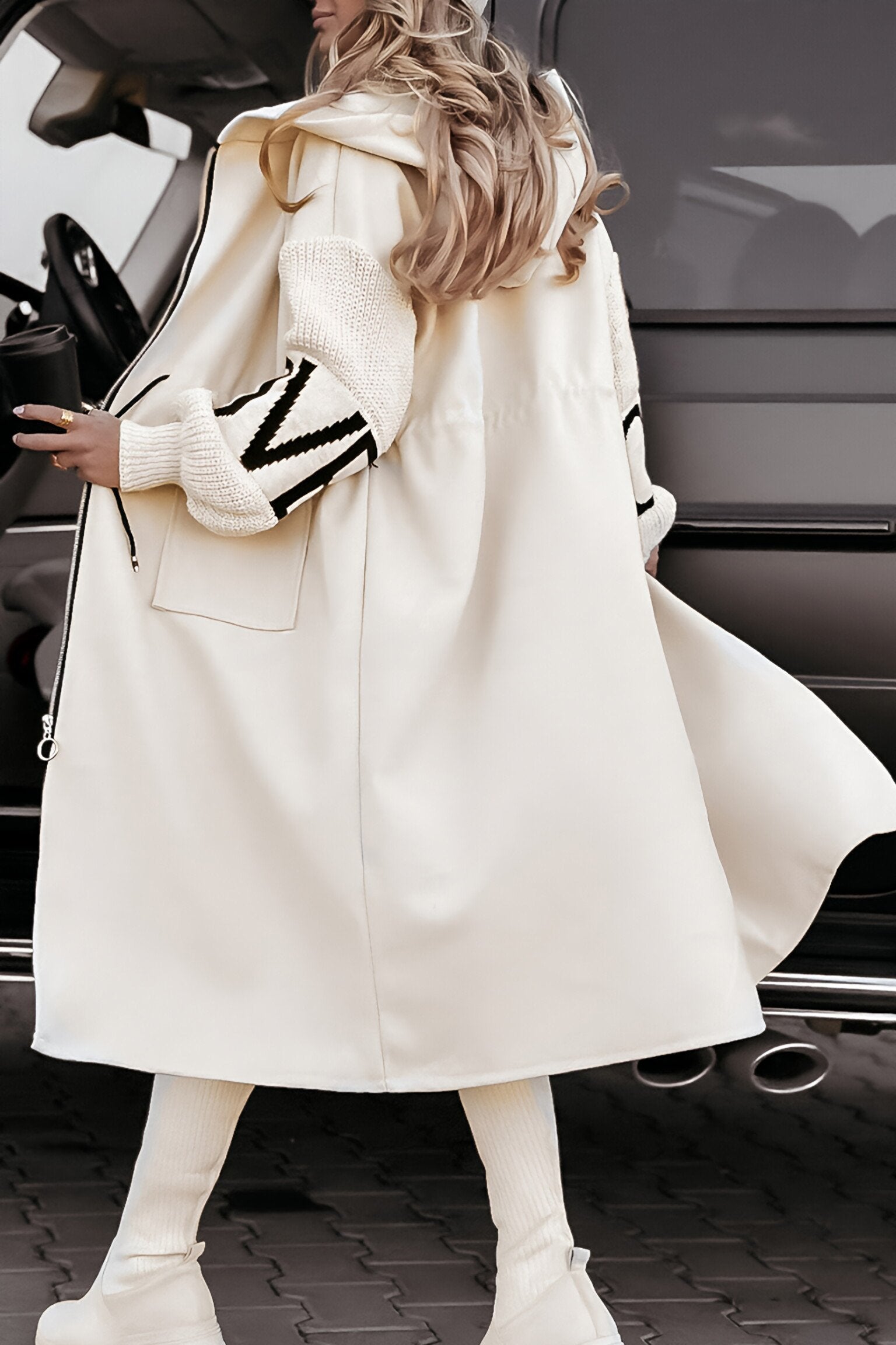 Aria™ - Hooded Nordic Knit Jacket