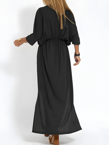 Timeless Elegance: Global Allure Maxi Dress