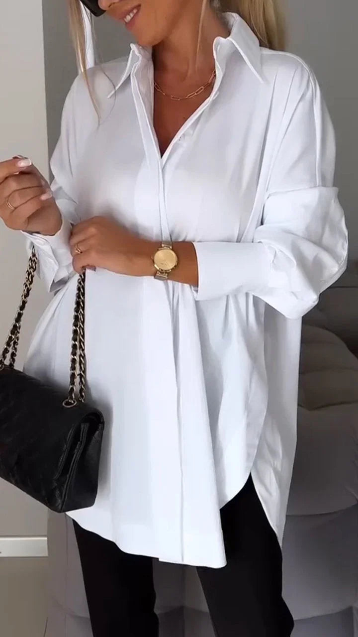 Ava's Classic Button-Down Shirt