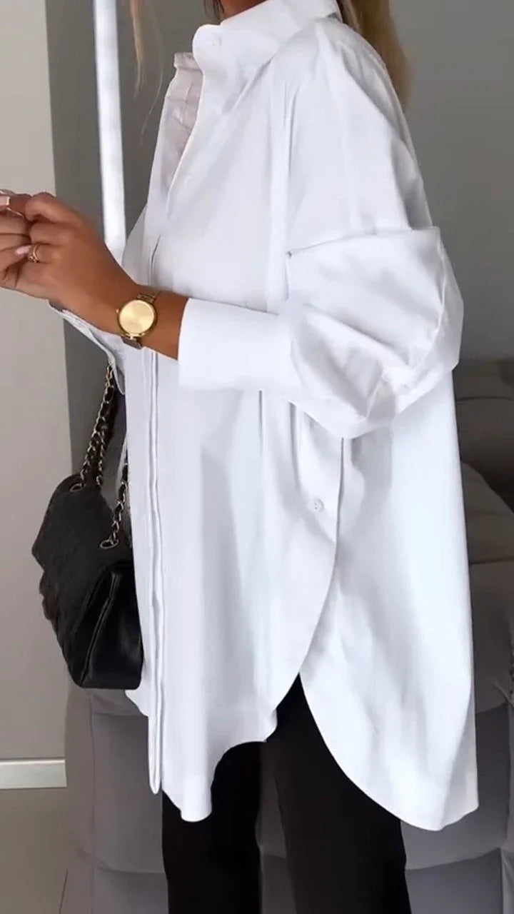 Ava's Classic Button-Down Shirt
