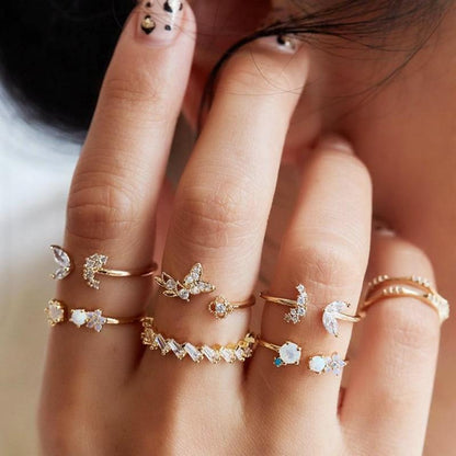 Exclusive Premium Set of 8 to 12 Rings