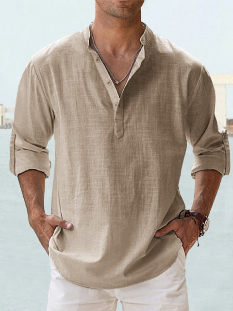 Luca Airy Button-Up Shirt