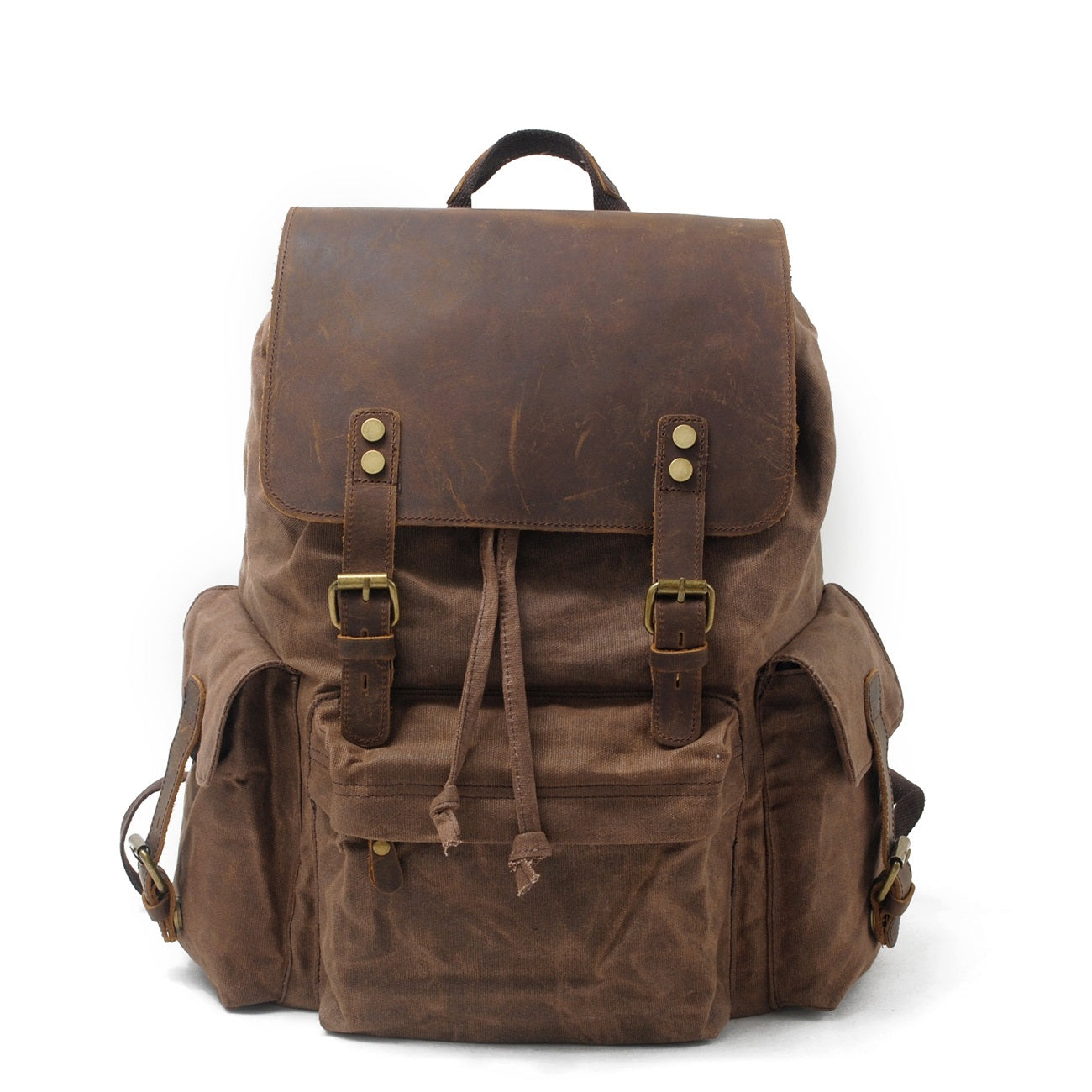 Logan Waxed Canvas Backpack