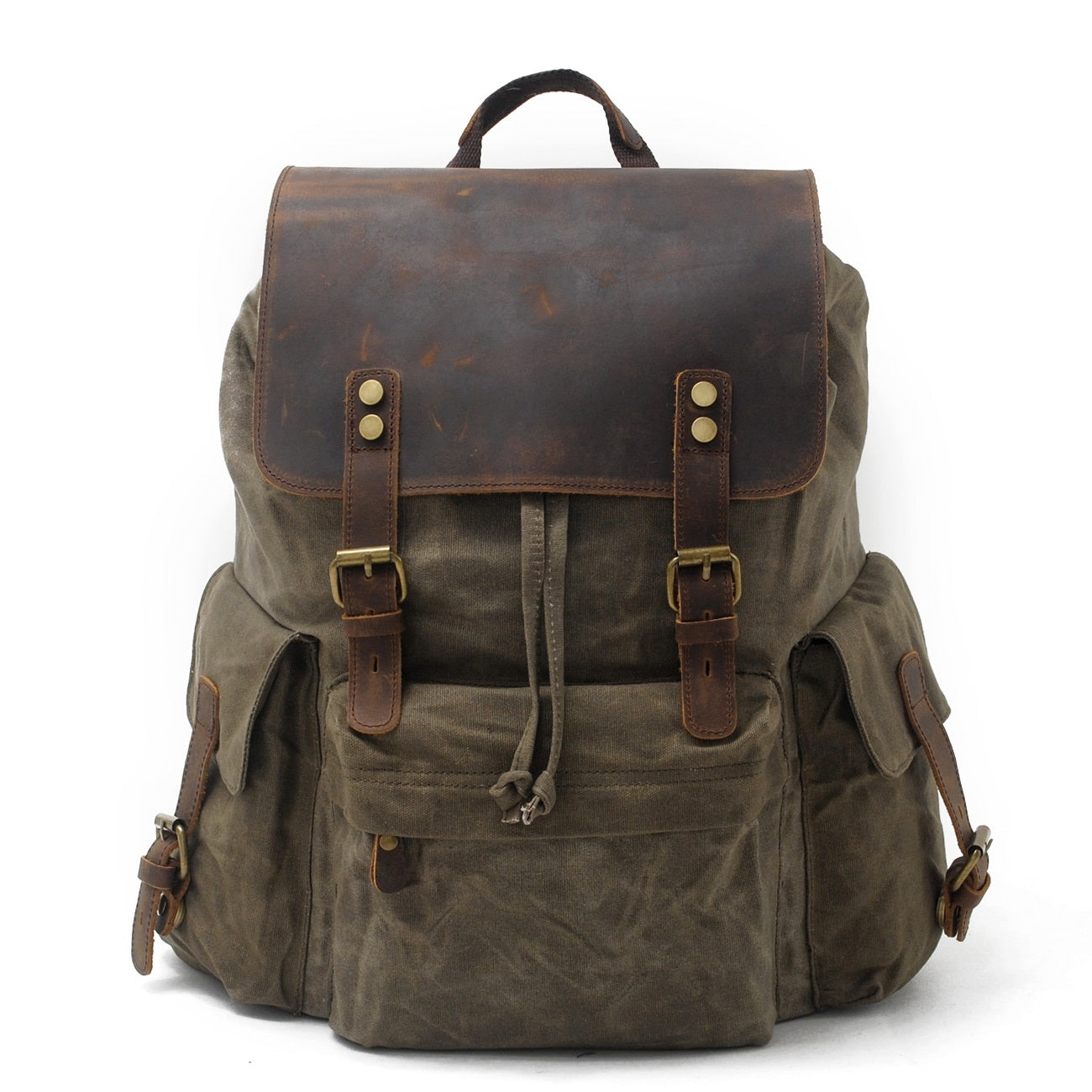 Logan Waxed Canvas Backpack