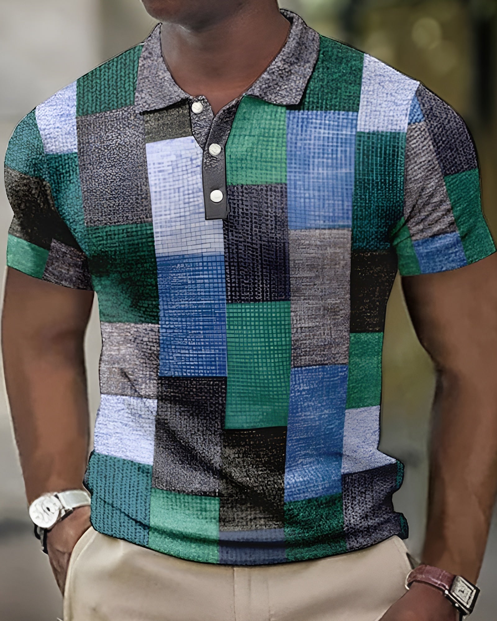 Hudson | Classic Plaid Polo Shirt