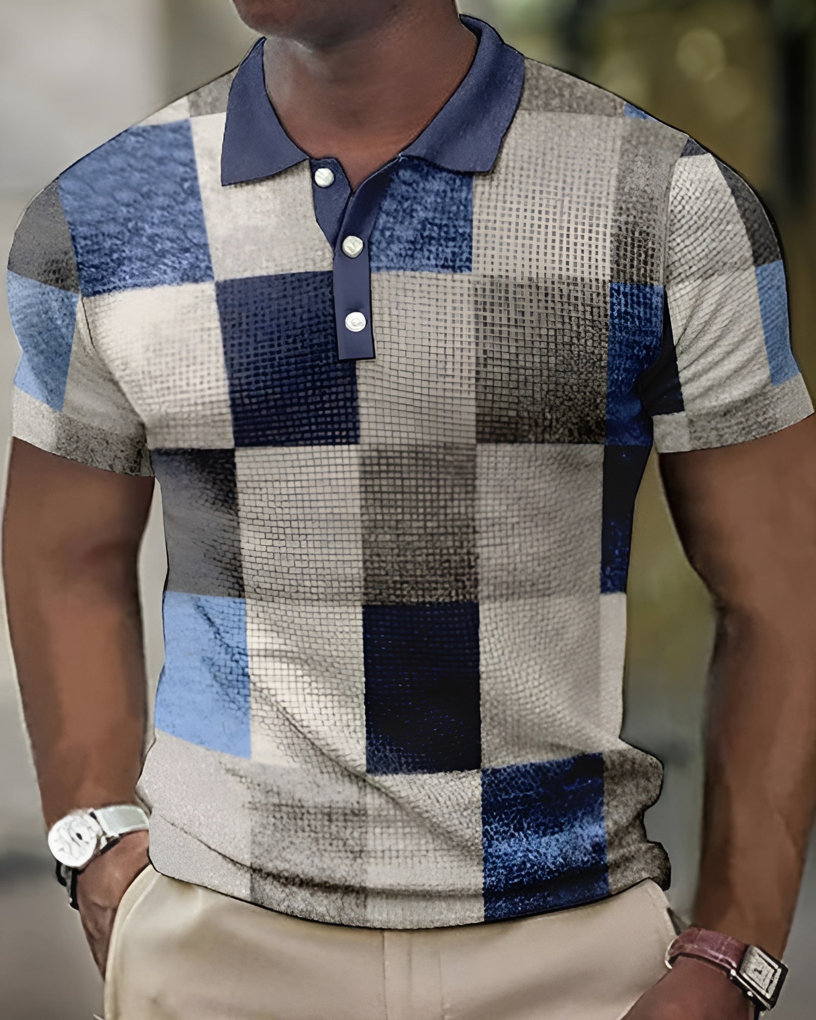 Hudson | Classic Plaid Polo Shirt