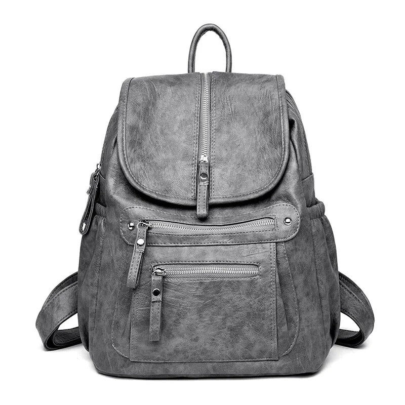 VIVIAN | Stylish Leather Backpack Perfect for Any Event