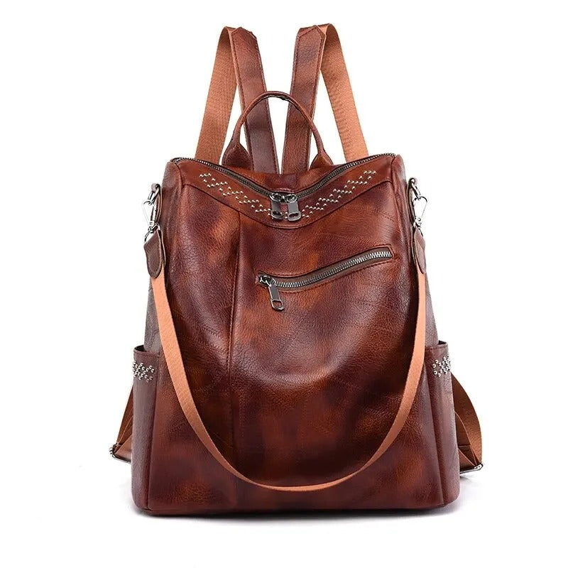 Ruby | Stylish Leather Backpack