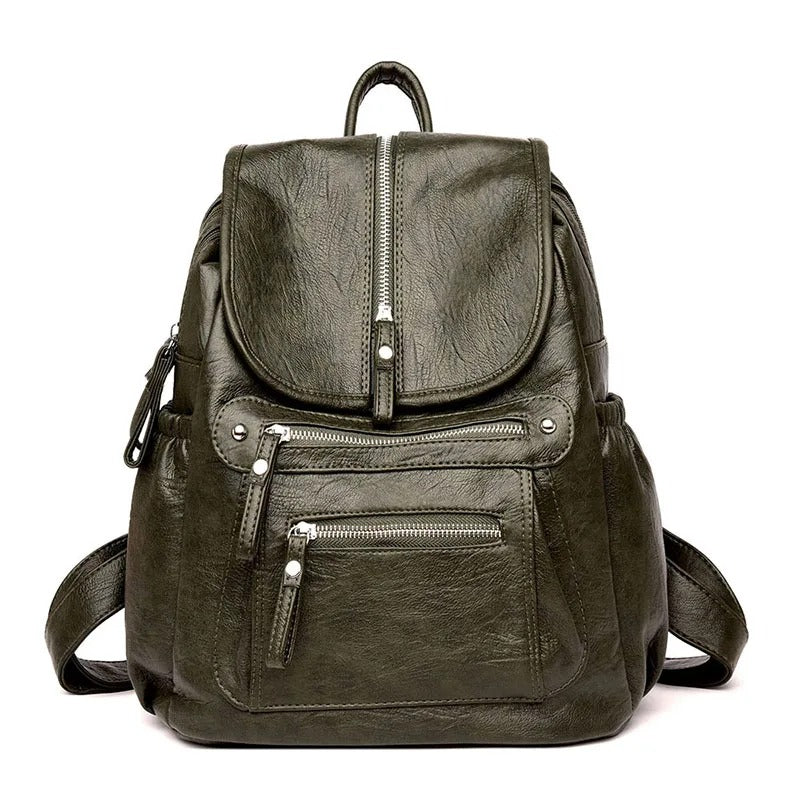 VIVIAN | Stylish Leather Backpack Perfect for Any Event