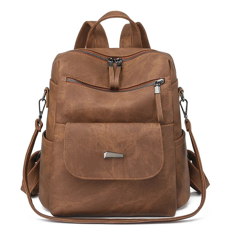 Olivia | Stylish Leather Backpack for Women