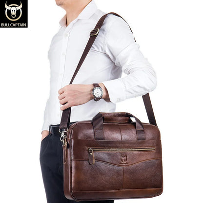 Sebastian | Luxe Leather Messenger Bag for Today's Professionals