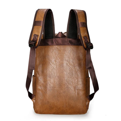 VINCENZO | Sophisticated Leather Laptop Backpack for Professionals