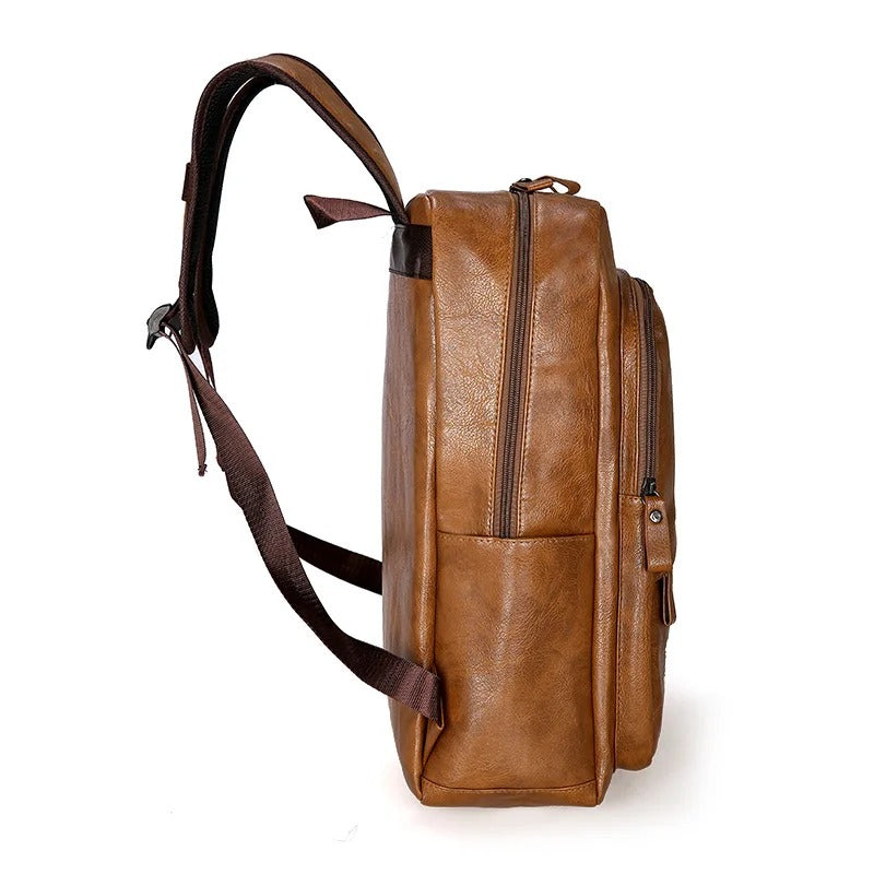 VINCENZO | Sophisticated Leather Laptop Backpack for Professionals