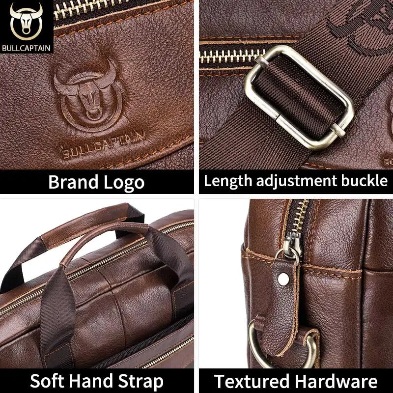 Sebastian | Luxe Leather Messenger Bag for Today's Professionals