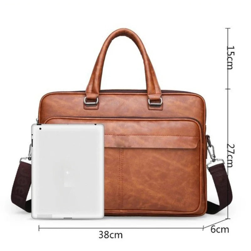 Giorgio | Sophisticated Leather Crossbody Bag for the Contemporary Man