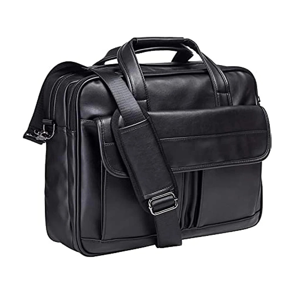 Leo | Elegant Leather Laptop Tote