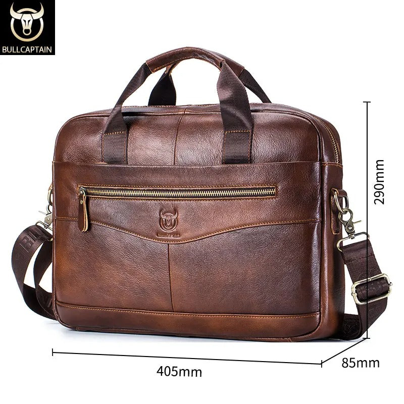 Sebastian | Luxe Leather Messenger Bag for Today's Professionals