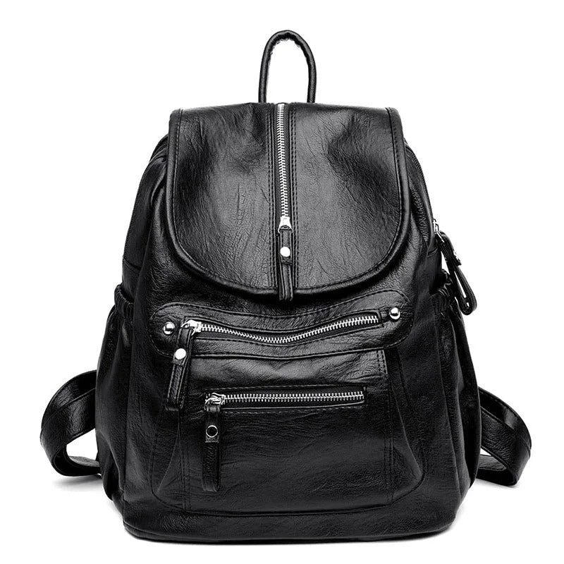VIVIAN | Stylish Leather Backpack Perfect for Any Event