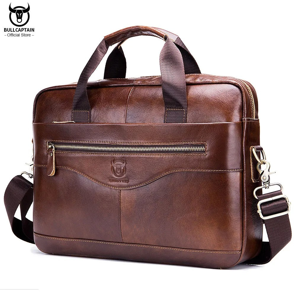 Sebastian | Luxe Leather Messenger Bag for Today's Professionals