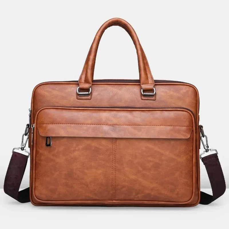 Giorgio | Sophisticated Leather Crossbody Bag for the Contemporary Man