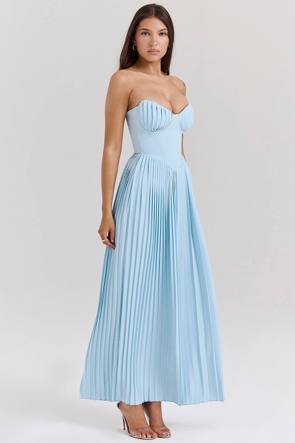 Aurelia's Celestial Elegance Corset Dress