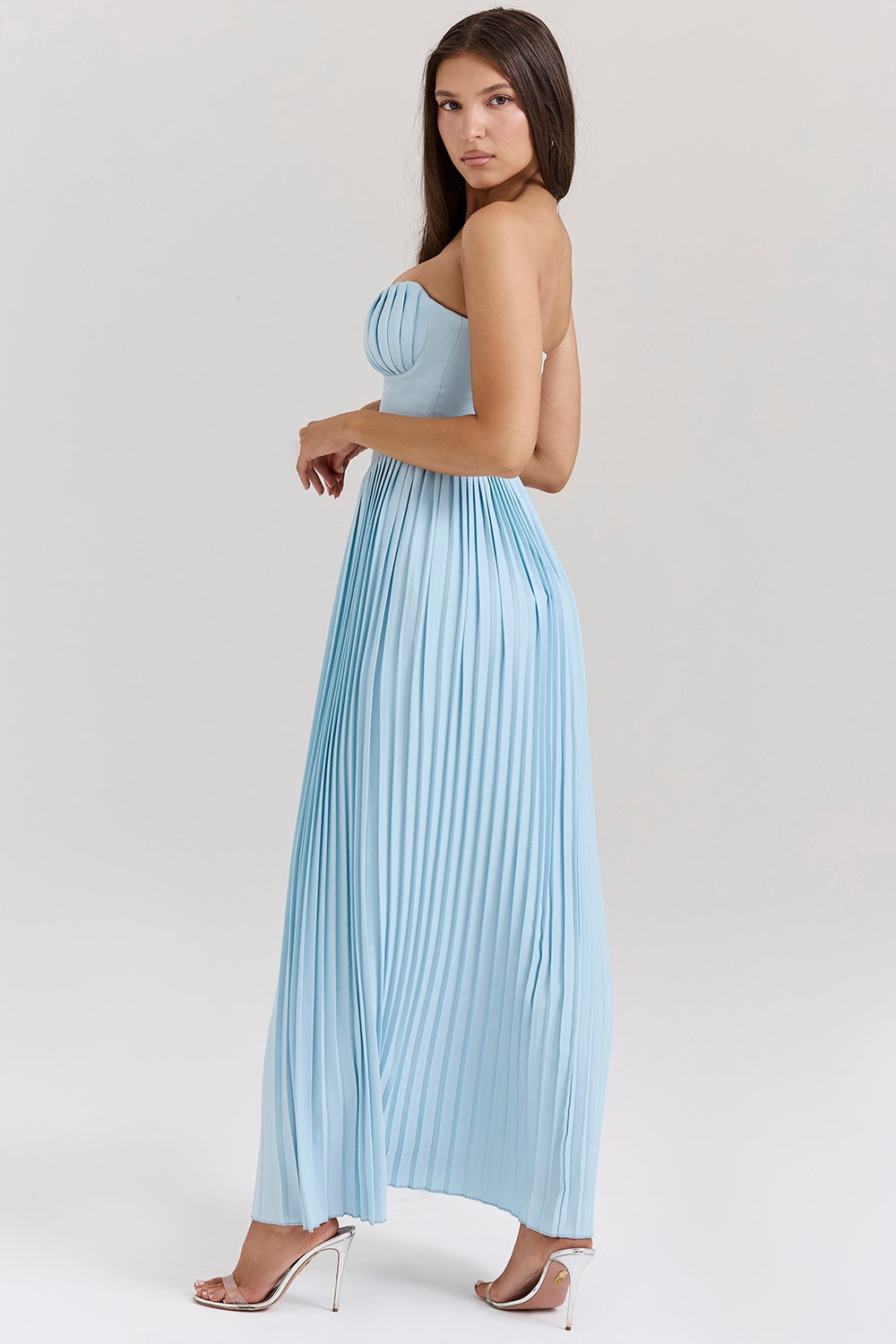 Aurelia's Celestial Elegance Corset Dress