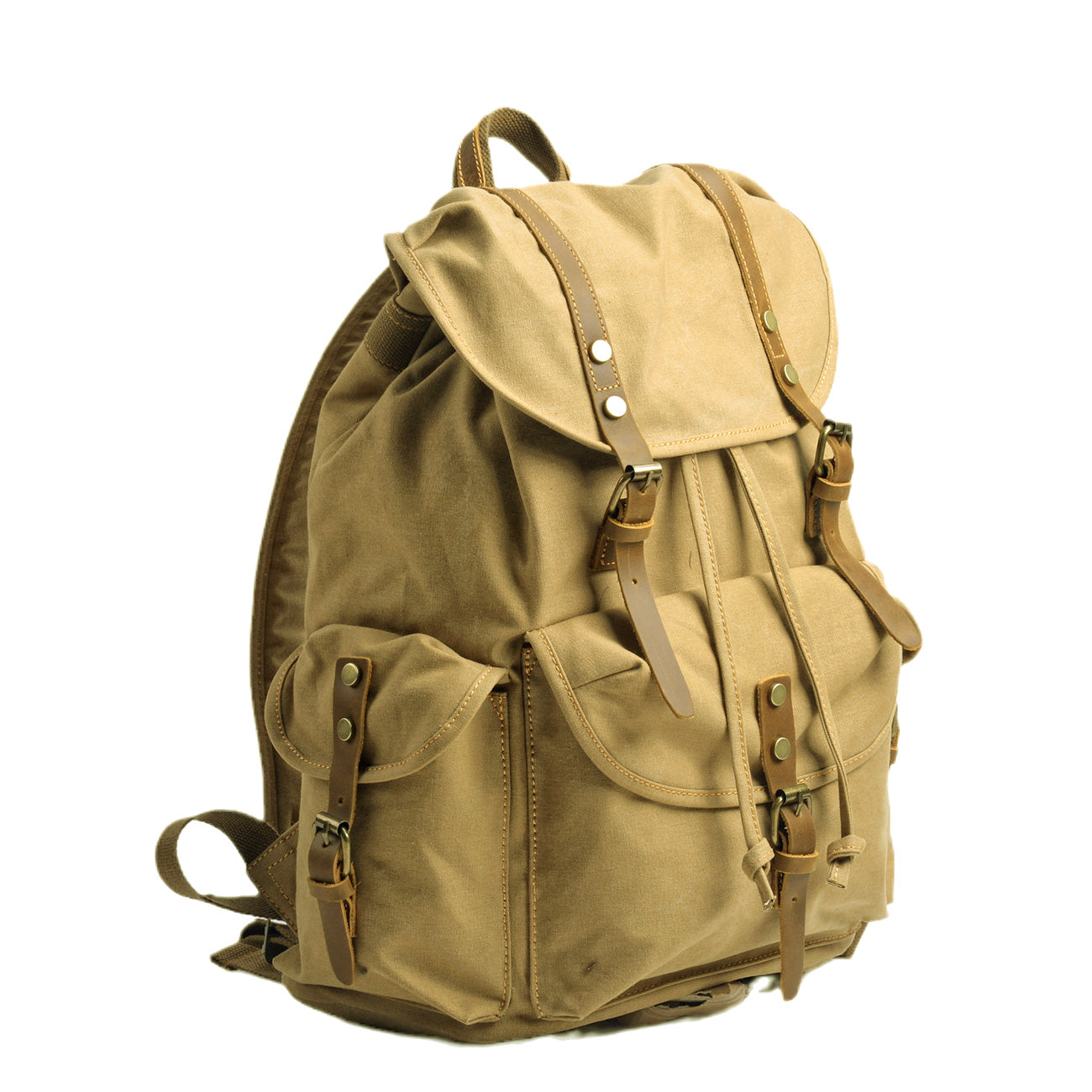 Harold Military-Style Canvas Backpack