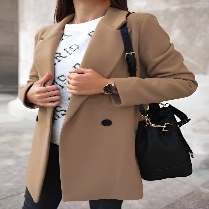 Lena™ - Stylish Button-Up Winter Coat