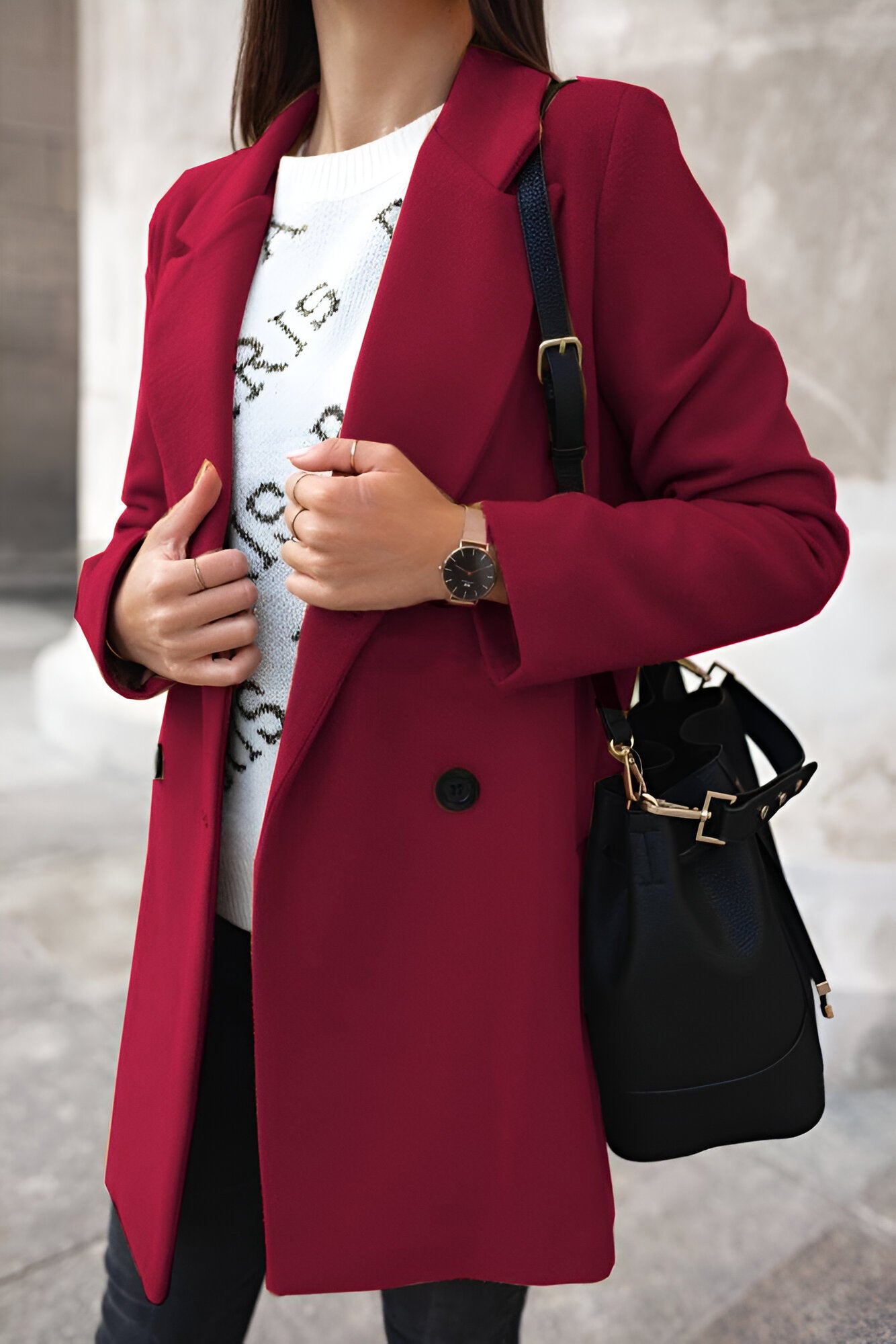 Lena™ - Stylish Button-Up Winter Coat