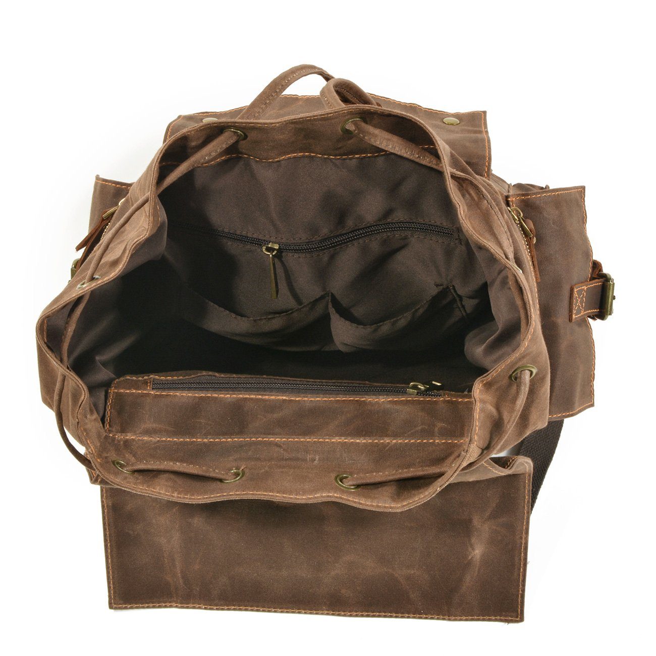 Ethan Canvas Drawstring Backpack