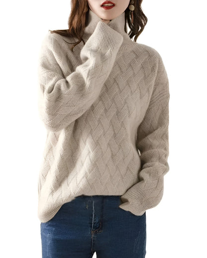 Zara™ - Flowing Turtleneck Knit Sweater