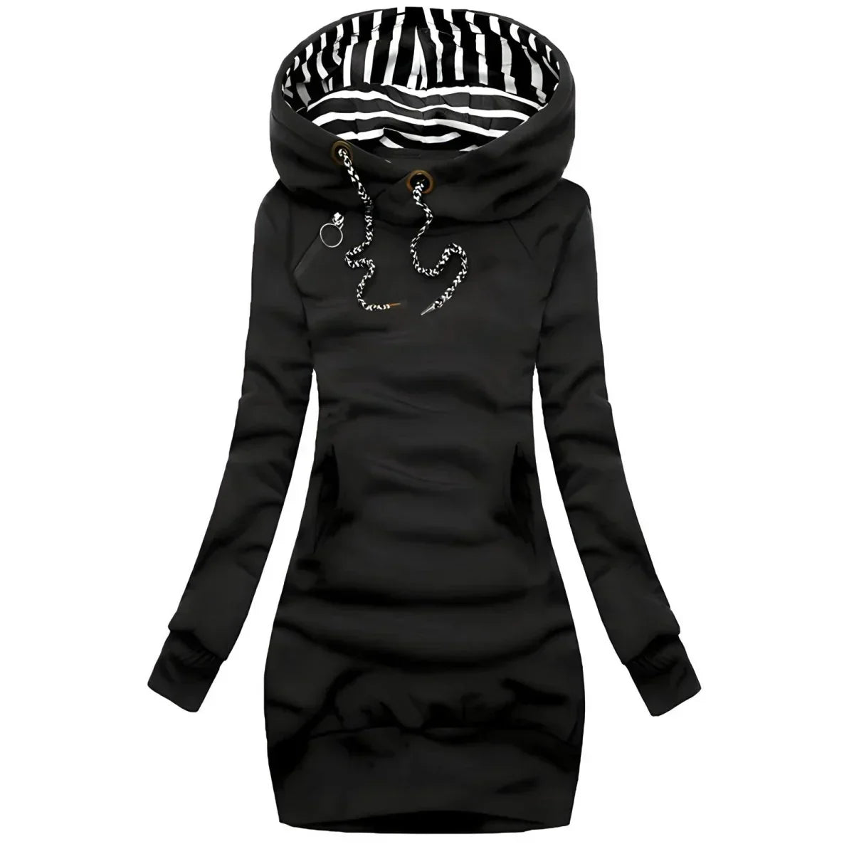 Zara™ - Hooded Striped Sweatshirt