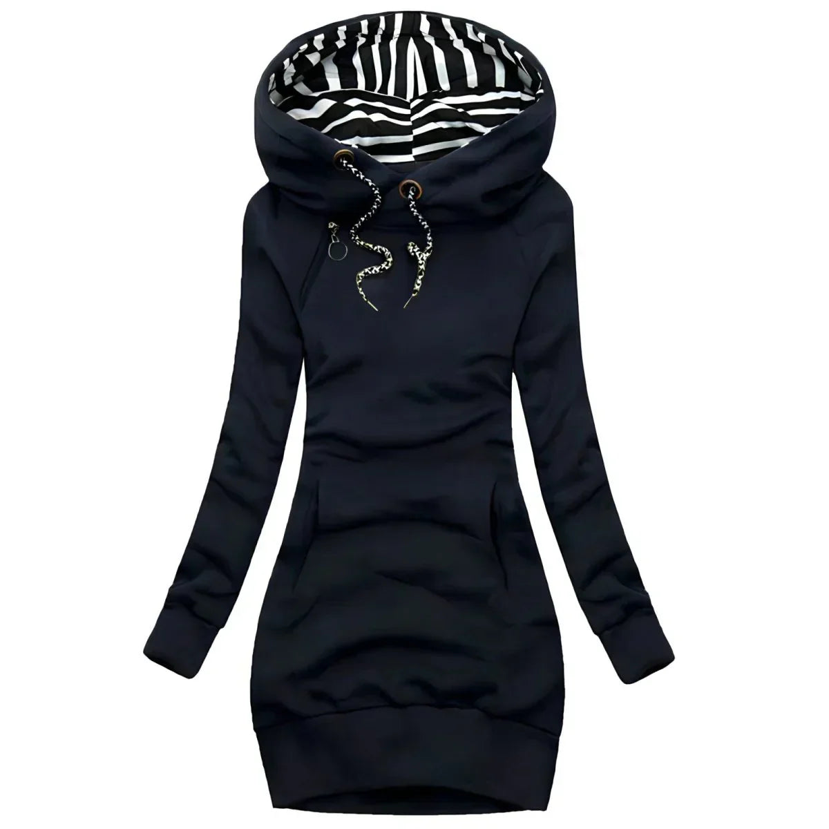 Zara™ - Hooded Striped Sweatshirt