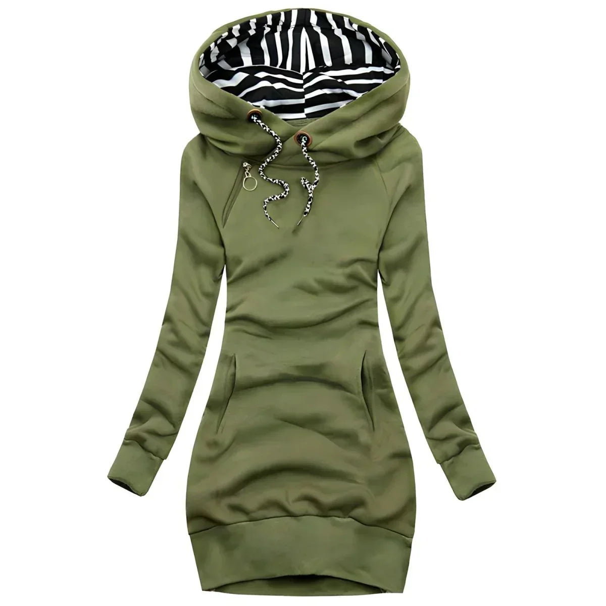 Zara™ - Hooded Striped Sweatshirt