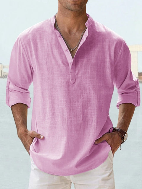 Luca Airy Button-Up Shirt