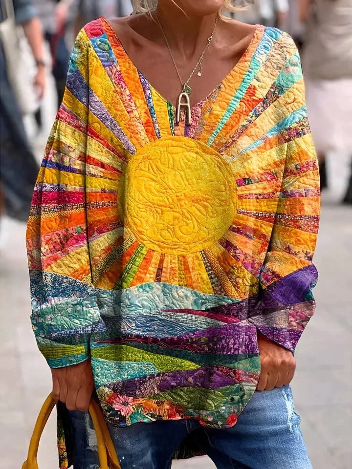 Zosia™ Vibrant Color Blouse