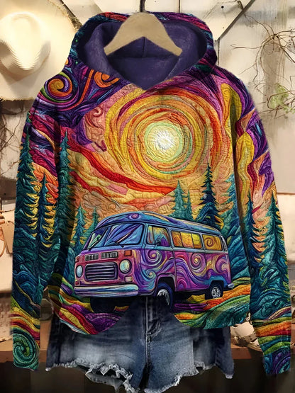Vian™ Vintage Road Trip Hoodie
