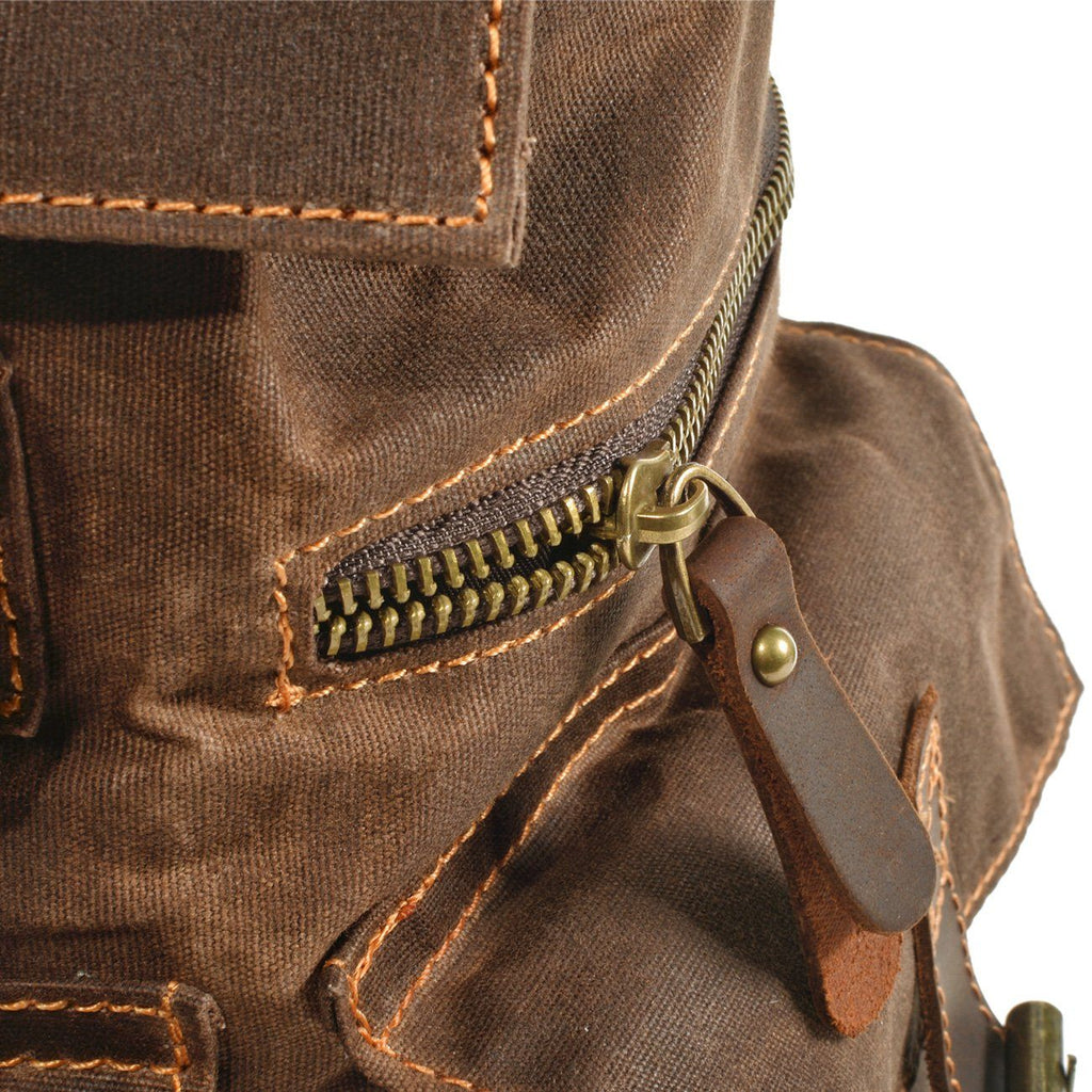 Ethan Canvas Drawstring Backpack