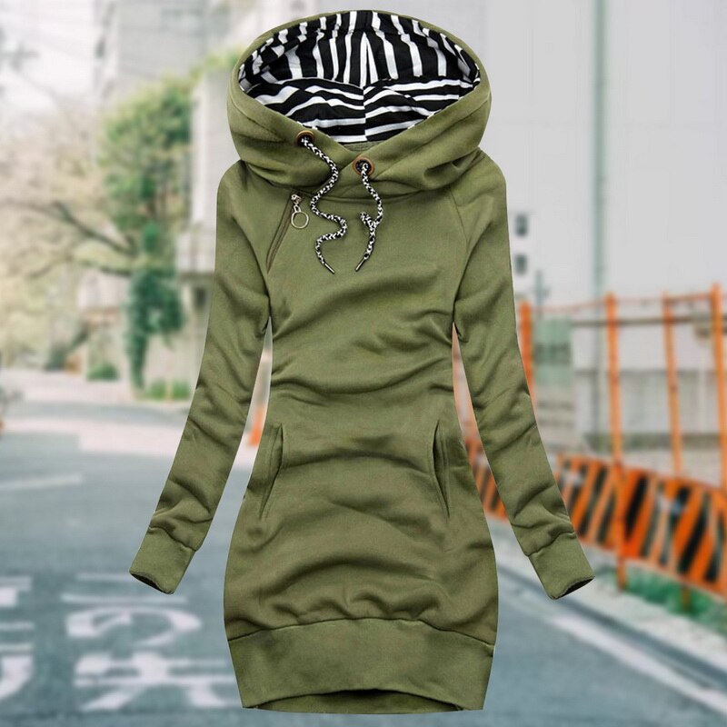Zara™ - Hooded Striped Sweatshirt