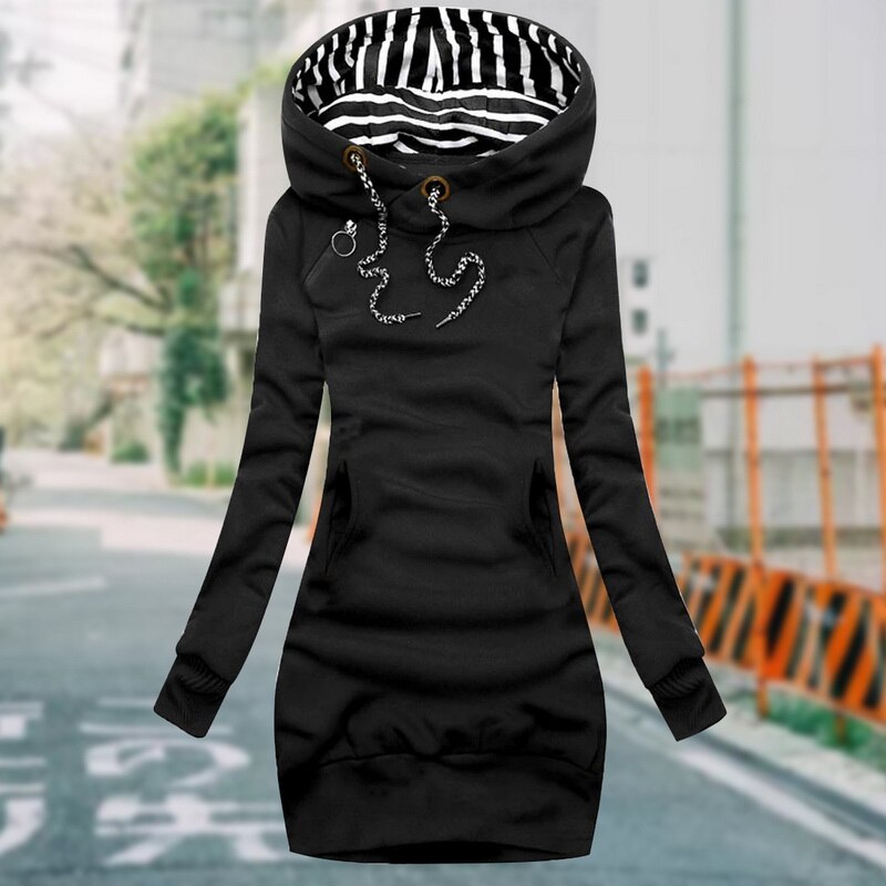 Zara™ - Hooded Striped Sweatshirt