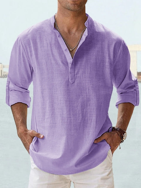 Luca Airy Button-Up Shirt