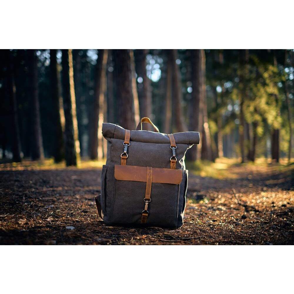 Arlo Vintage Canvas Backpack
