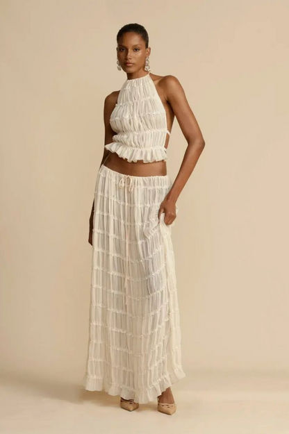 Luna Pleated Cascade Collection