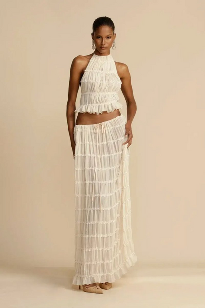 Luna Pleated Cascade Collection