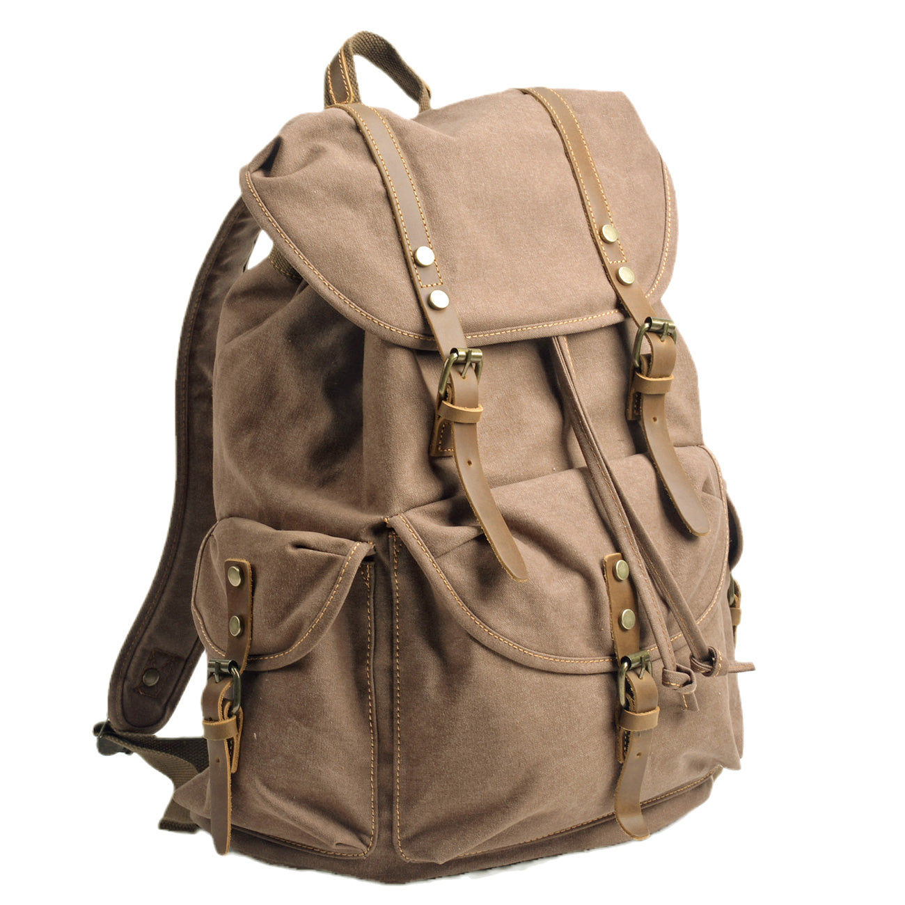 Harold Military-Style Canvas Backpack