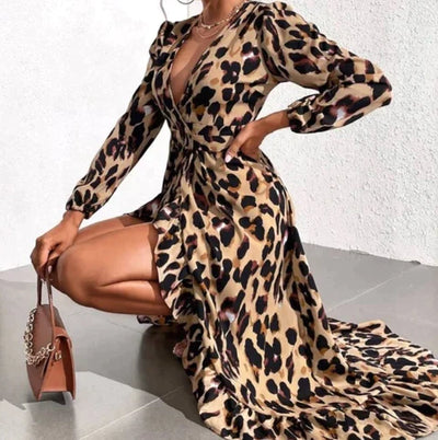 Elegance Midi Wrap Dress by Savannah™