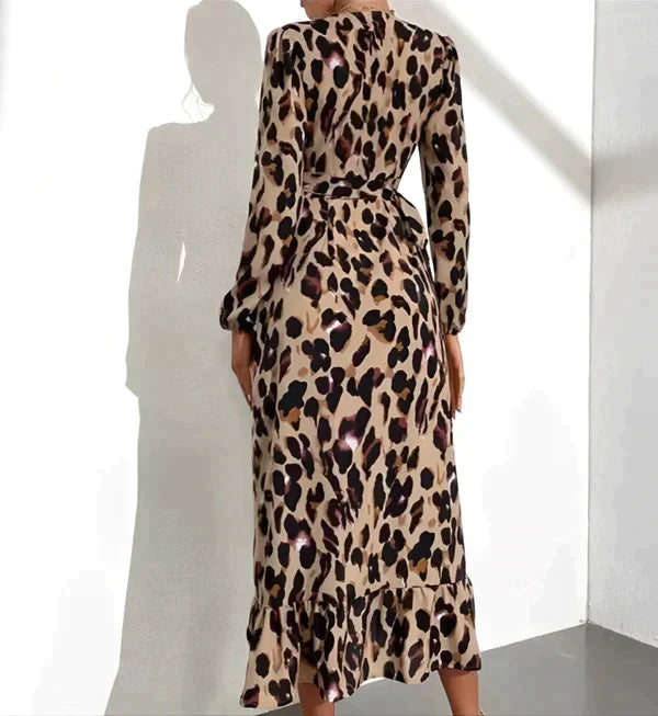 Elegance Midi Wrap Dress by Savannah™